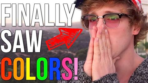 are logan paul colorblind